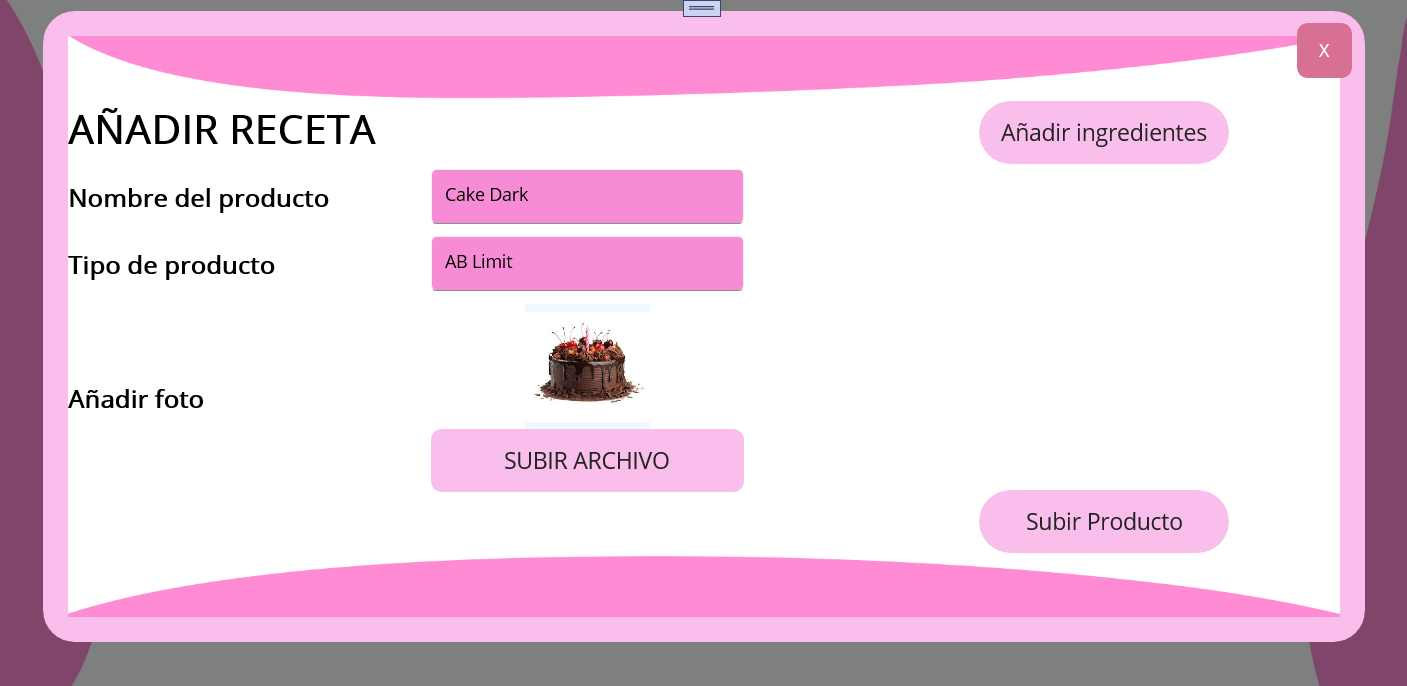 Custom POS Cake Shop Screenshot 1