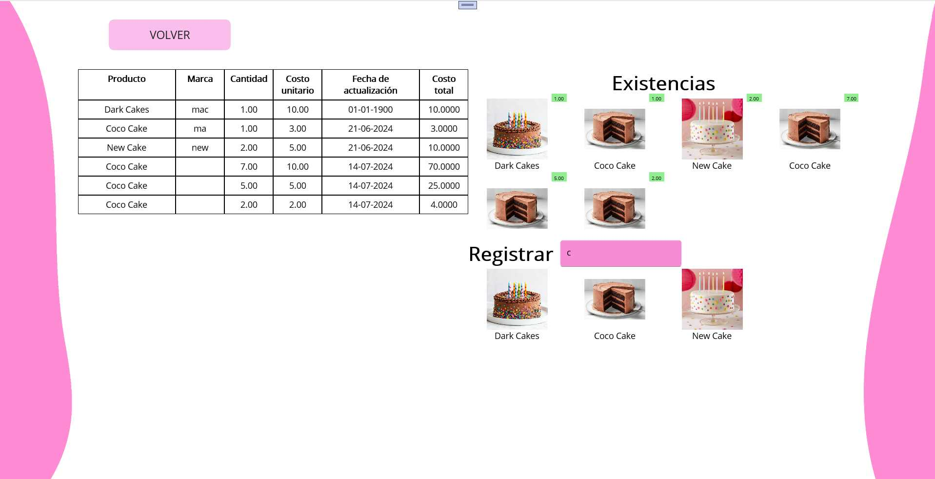 Custom POS Cake Shop Screenshot 3