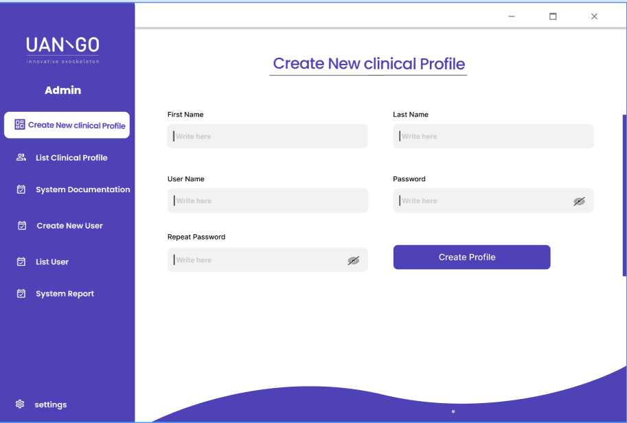 Client Management System Screenshot 1