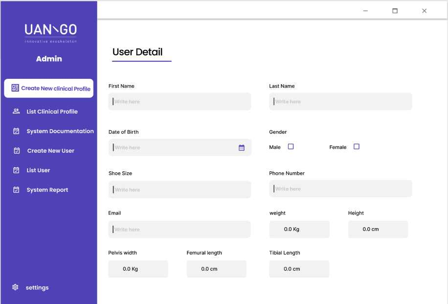 Client Management System Screenshot 2
