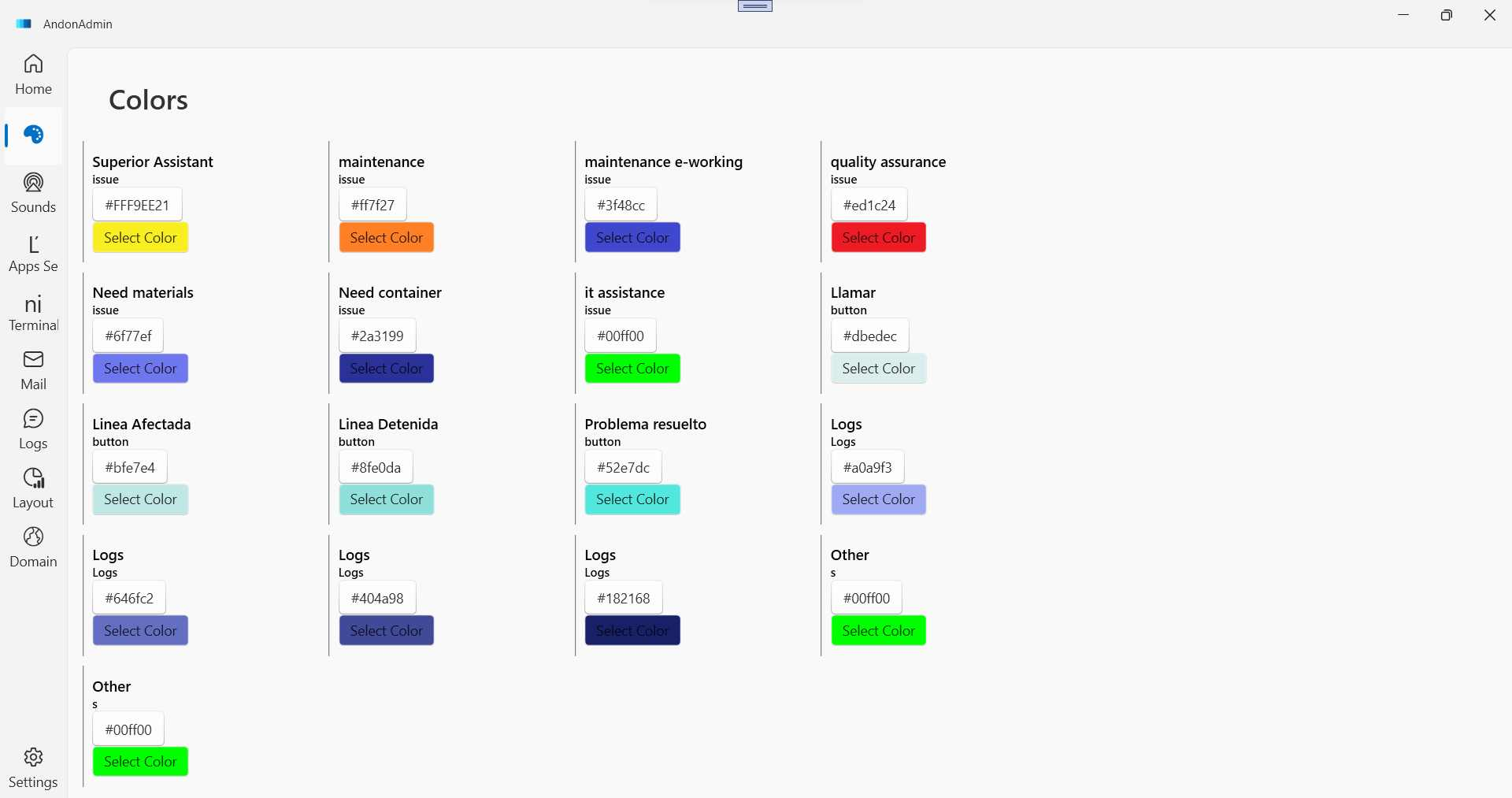Terminal Control & Issue Tracking System Screenshot 2