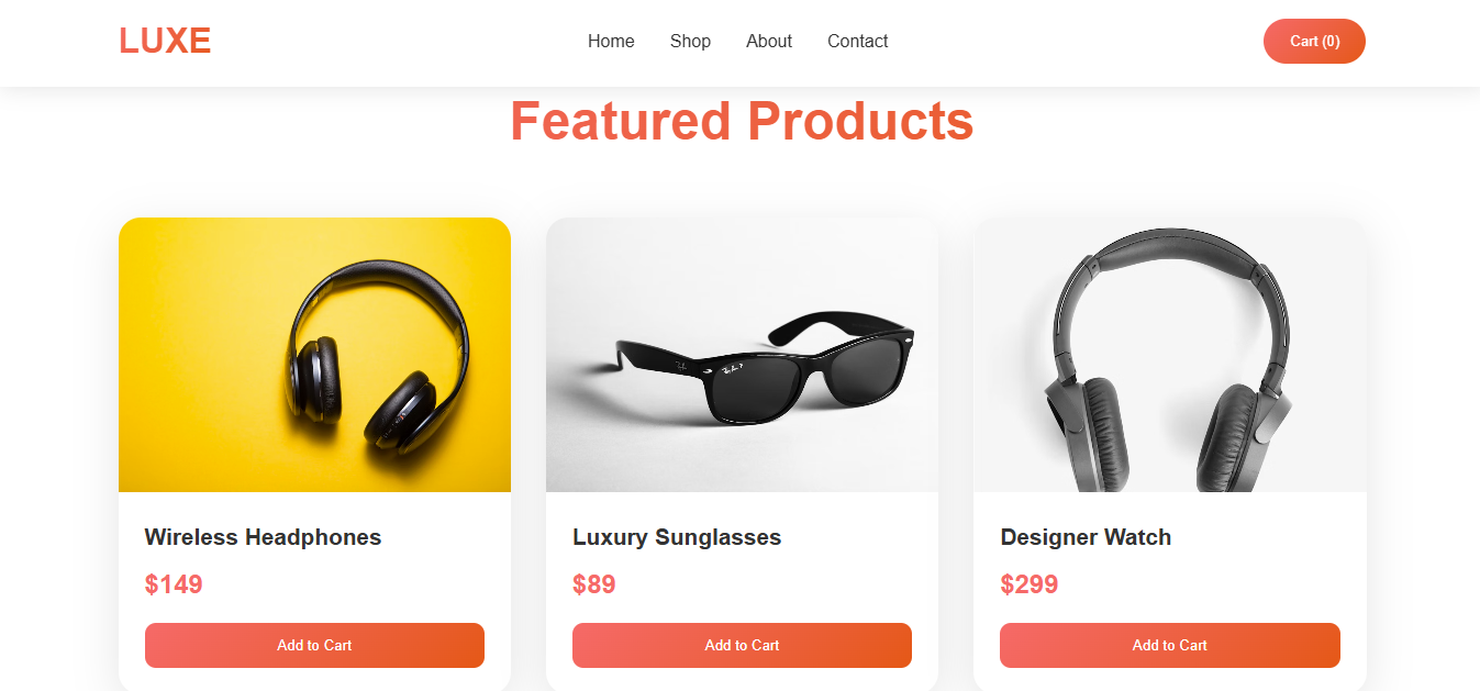 E-Commerce Platform Screenshot 1